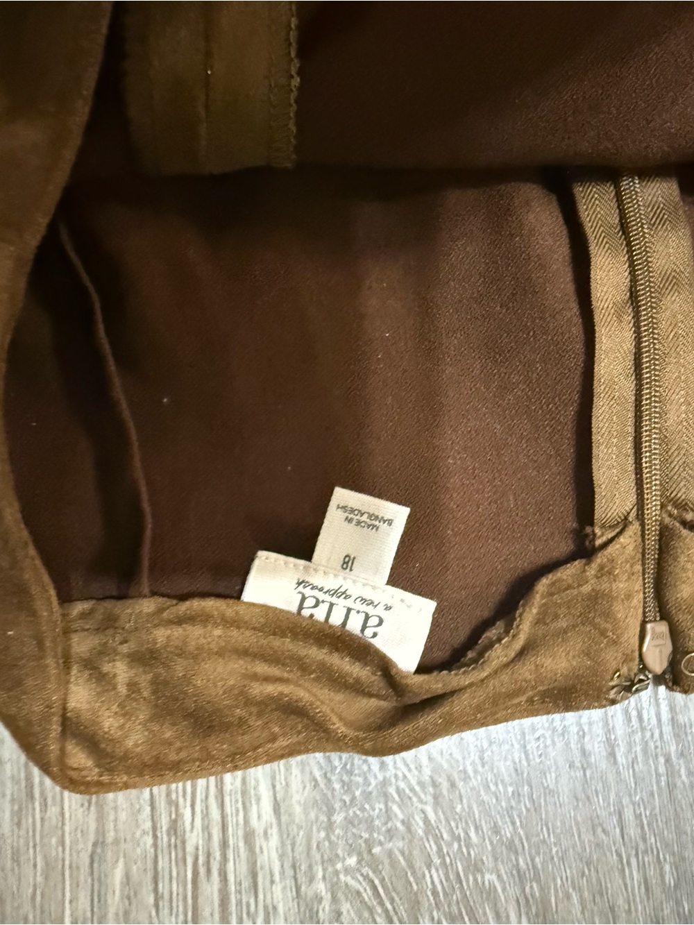 a.n.a Brown Suede women’s skirt